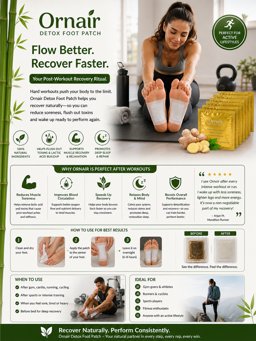 Ornair Detox Foot Patches